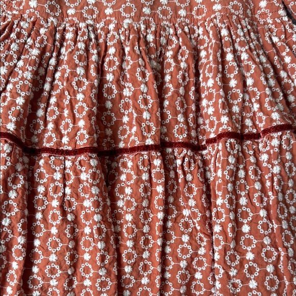 Pink Chicken Embroidered Dress - Picture 3 of 4